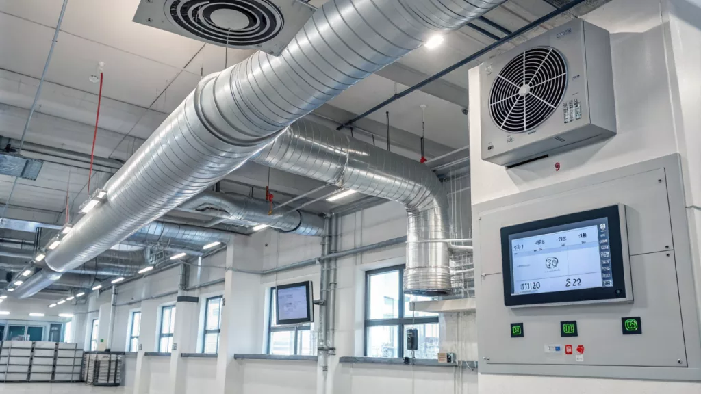 Etude et Développement d’un programme pour le passage d’un système de ventilation débit fixe à débit variable et gestion auto-adaptative sur recycleurs d’air.