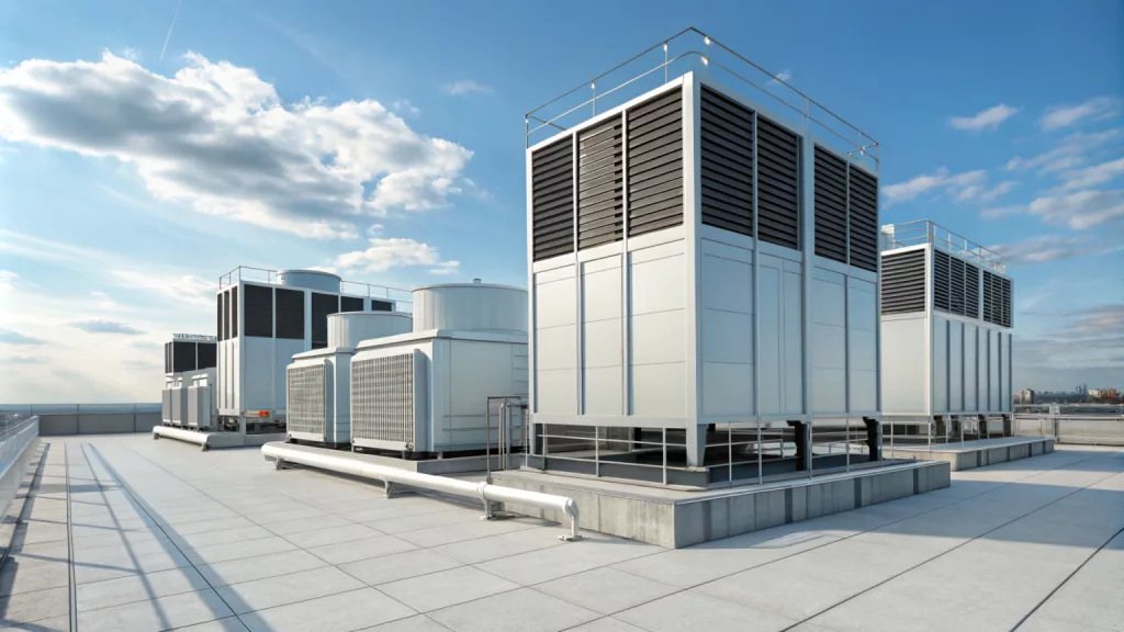 Étude et conception d’aéroréfrigérants assurant une puissance frigorifique totale de 3 MW pour des installations industrielles.